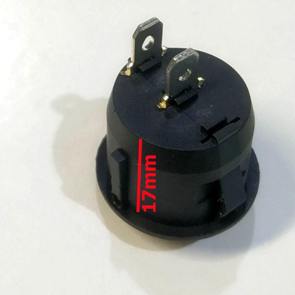 Công tắc điện tròn có đèn đỏ T125 KCD1