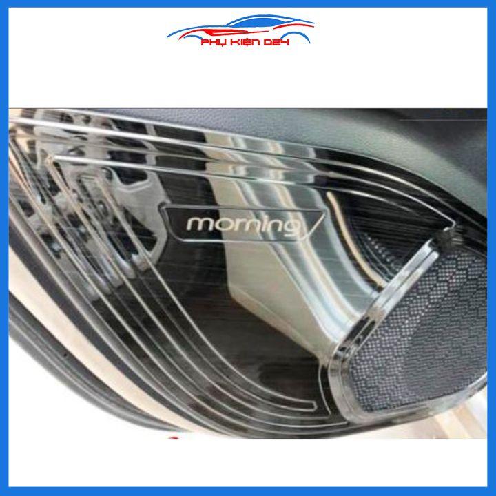 Bộ ốp tapli Morning 2012-2013-2014-2015-2016-2017-2018-2019-2020-2021-2022 vân Titan chống xước trang trí xe
