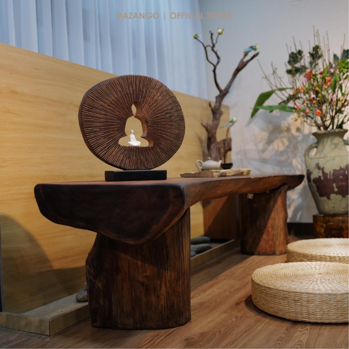 Bức gỗ trang trí &quot;PHẬT TẠI TÂM&quot; - Món quà ý nghĩa - Bazango - Trang Trí Nhà Decor Decor Phòng