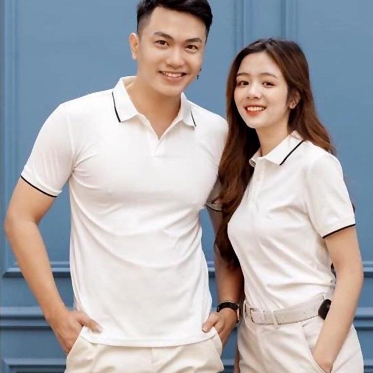 Combo 2 Áo Thun Có Cổ vải Cá Sấu Mè Cao Cấp Có Viền Mặc Rất Năng Động