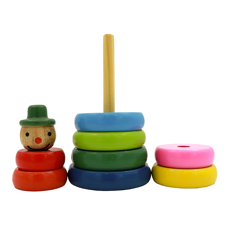 Combo 3 món đồ chơi gỗ kích thích màu sắc, tăng khả năng tư duy nhận biết con số, hình khối - Hàng chính hãng an toàn cho bé