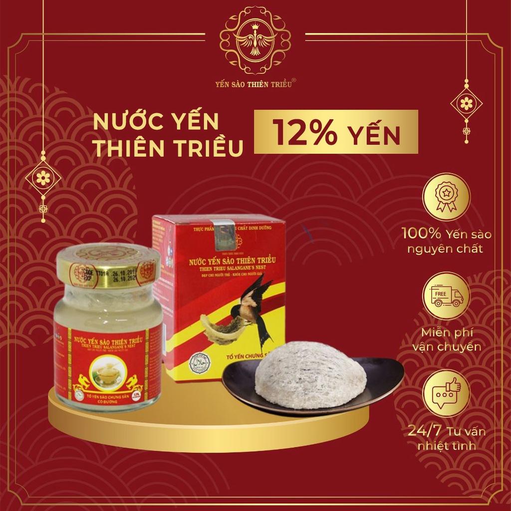 Nước yến sào cao cấp 12% yến tươi bồi bổ sức khỏe 1 lọ 70ml - Yến sào Thiên Triều