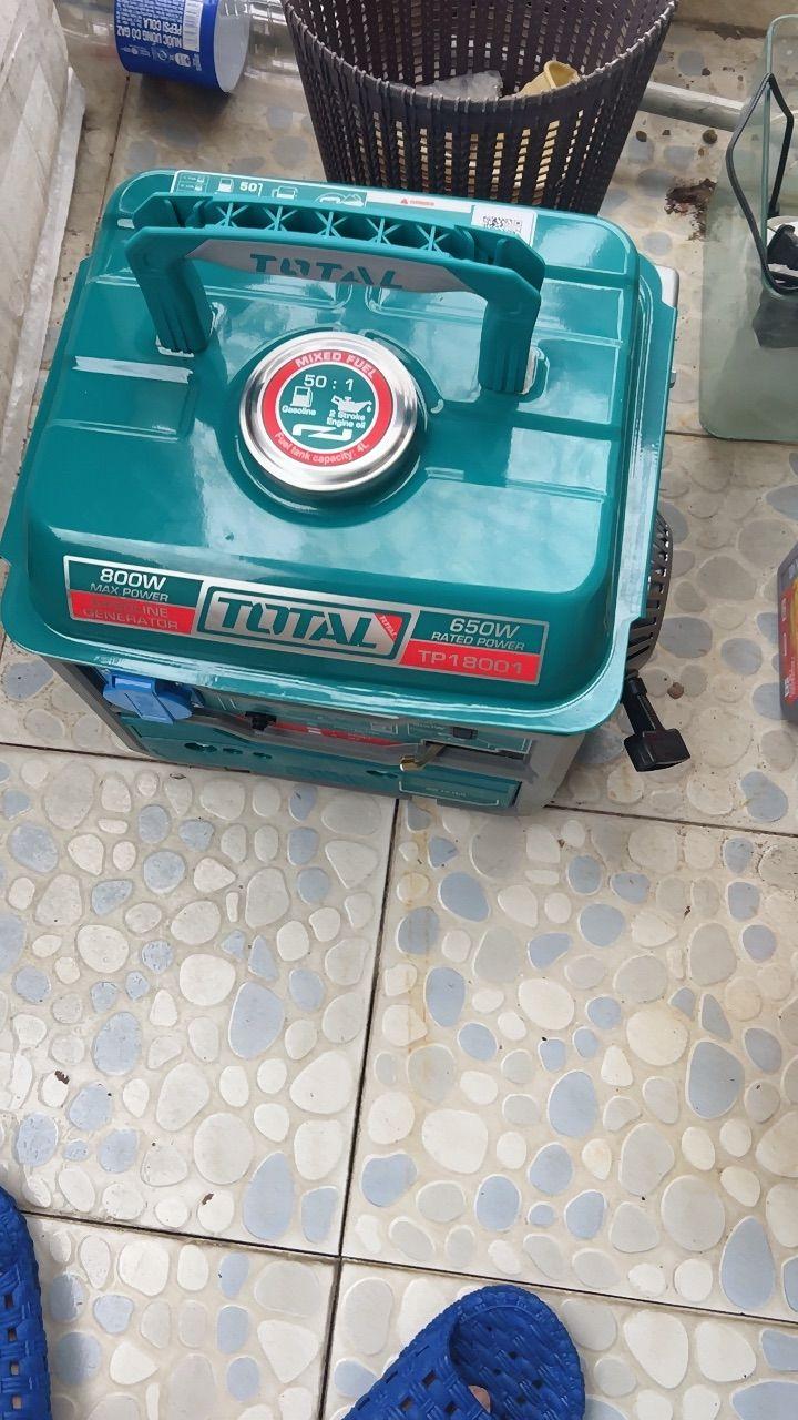 MÁY PHÁT ĐIỆN DÙNG XĂNG PHA NHỚT BH 12THÁNG TOTAL TP18001 - HÀNG CHÍNH HÃNG