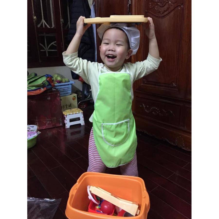 Bộ tạp dề + mũ nấu ăn dành cho bé