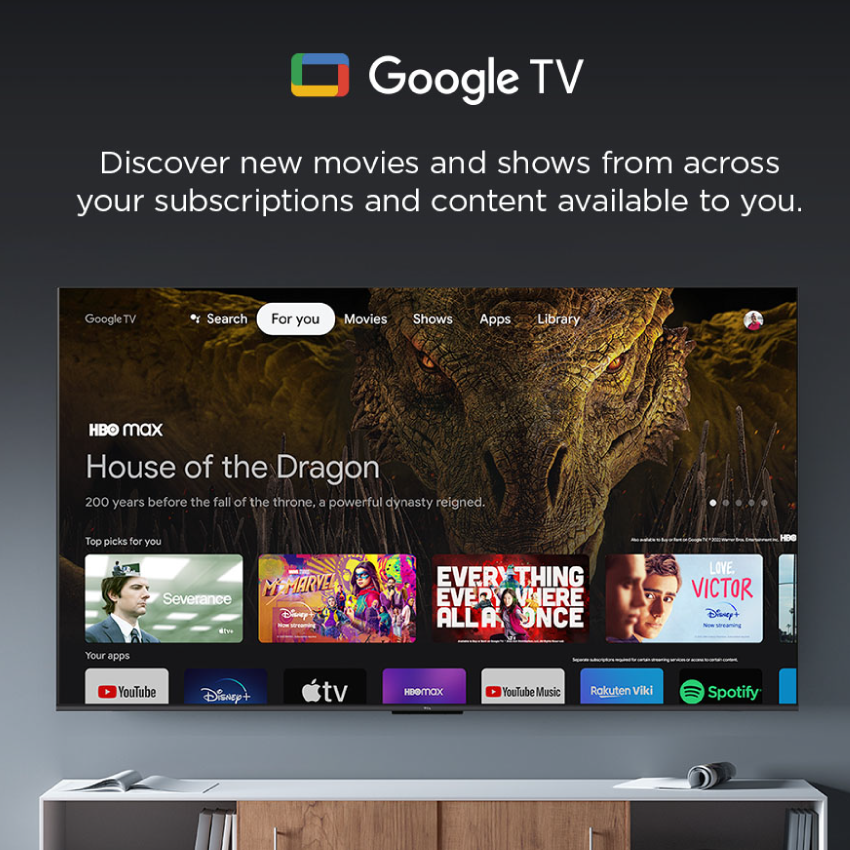 TCL 75T7B 75&quot; QLED 4K Google TV - Tivi 75inch - Hàng chính hãng - Bảo hành 2 năm