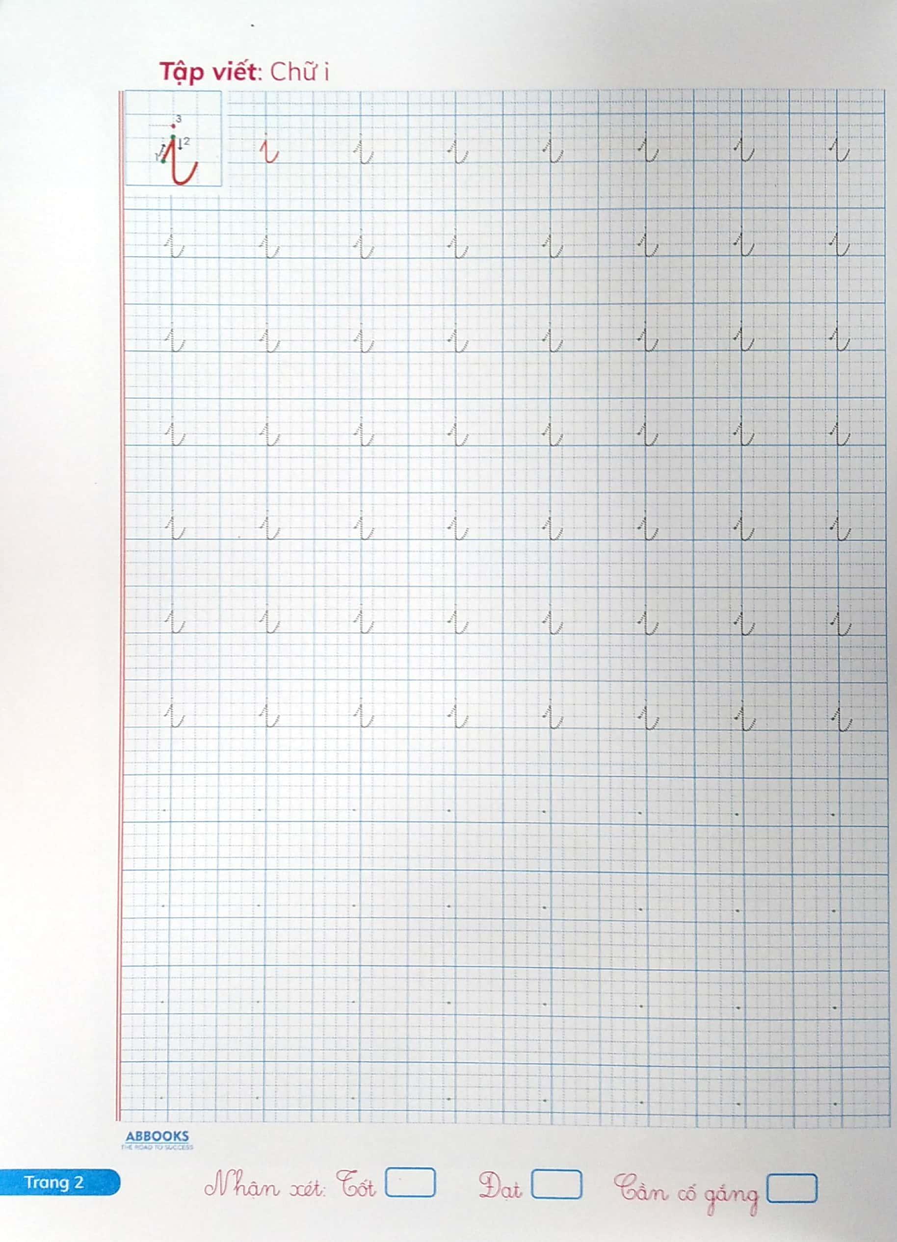 Luyện Viết Chữ Cái Và Chữ Ghép - Vở Ô Li Có Chữ Mẫu - Bé Chuẩn Bị Vào Lớp 1