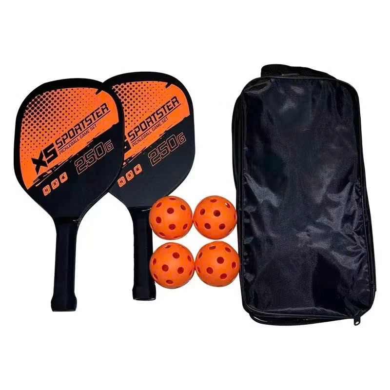Bộ 2 Vợt Pickleball Sợi Cao Cấp + Kèm Túi Chống Sốc Và 4 Bóng