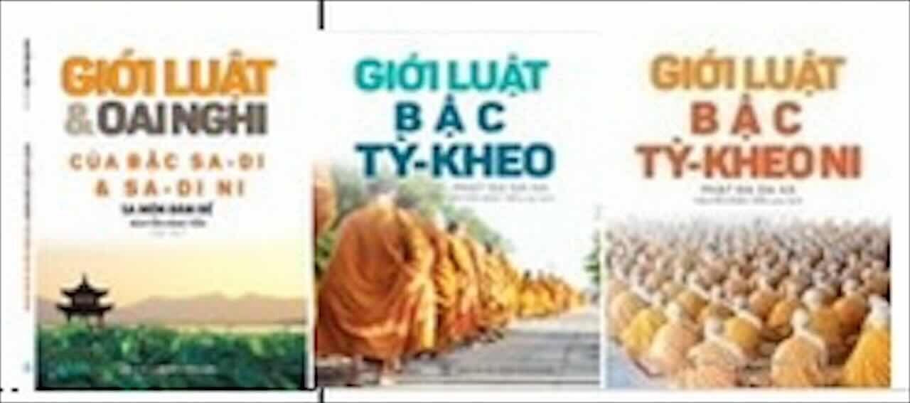 Combo : Giới luật (Giới Luật & Oai Nghi Của Bậc Sa - Di & Sa - Di Ni, Giới Luật Bậc Tỳ - Kheo, Giới Luật Bậc Tỳ - Kheo Ni)