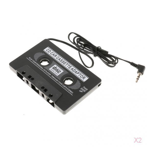 2x 3.5mm  Audio Cassette Tape Adapter  for MP3 CD