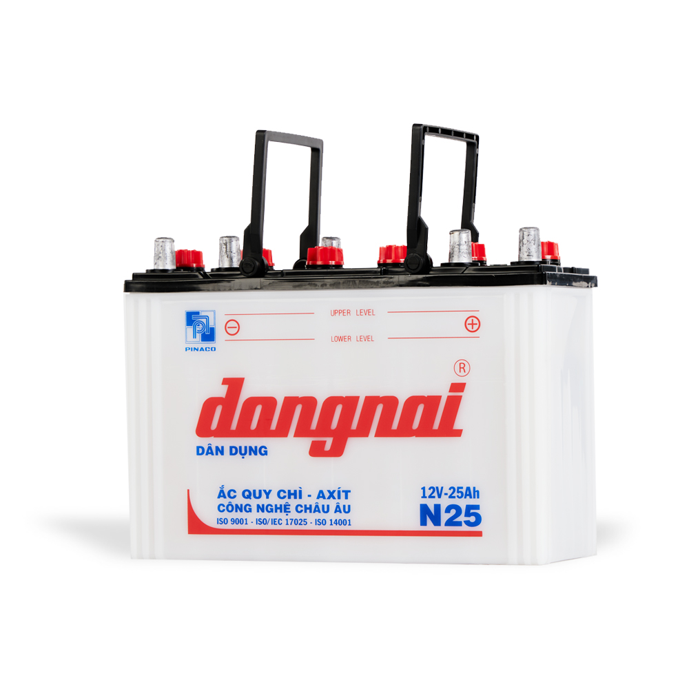 Ắc quy Dân dụng Đồng Nai N25 | 12V - 25Ah