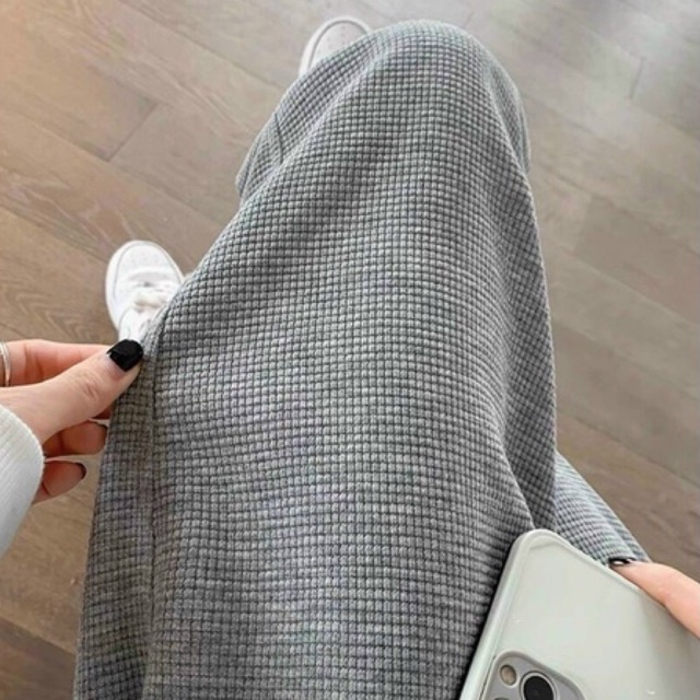 Quần jogger unisex thể thao, quần ống rộng kiểu dáng jogger mặc nhà nam nữ vải TỔ ONG