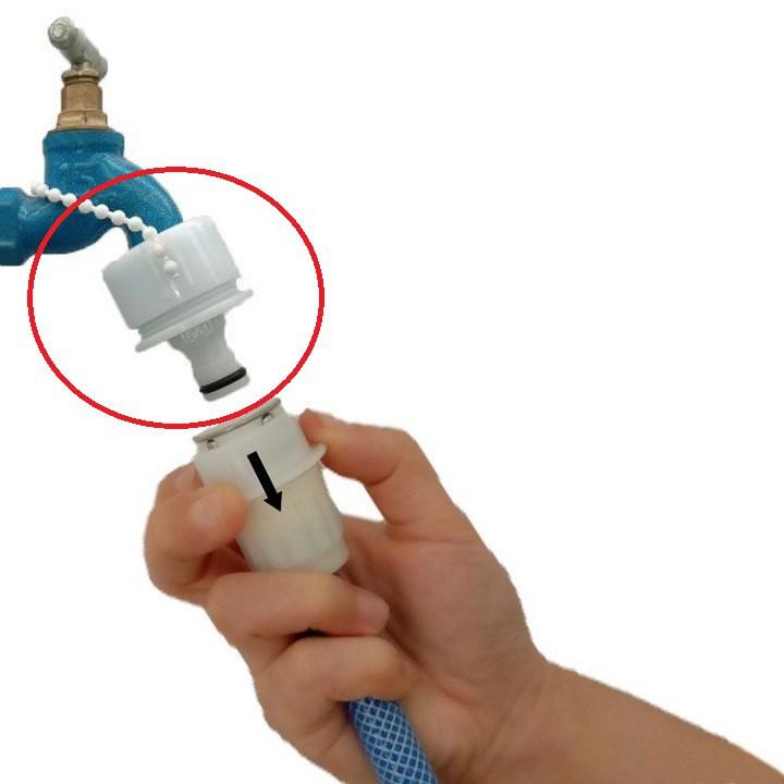 NỐI TẠI VÒI RA KHỚP NỐI NHANH - LOẠI TRẮNG CÓ DÂY -TN671