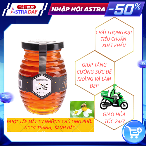 MẬT ONG THIÊN NHIÊN HOA XUYẾN CHI HONEYLAND 250G