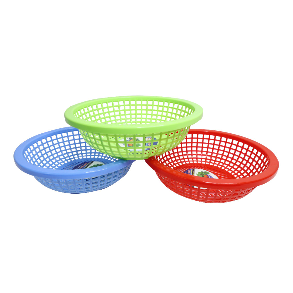 Combo 6 Rổ nhựa tròn 30cm Chấn Thuận Thành đựng đồ đạc, đựng thực phẩm rau củ đa năng tiện lợi hàng Việt Nam chất lượng cao RC3020-6 (nhiều màu)