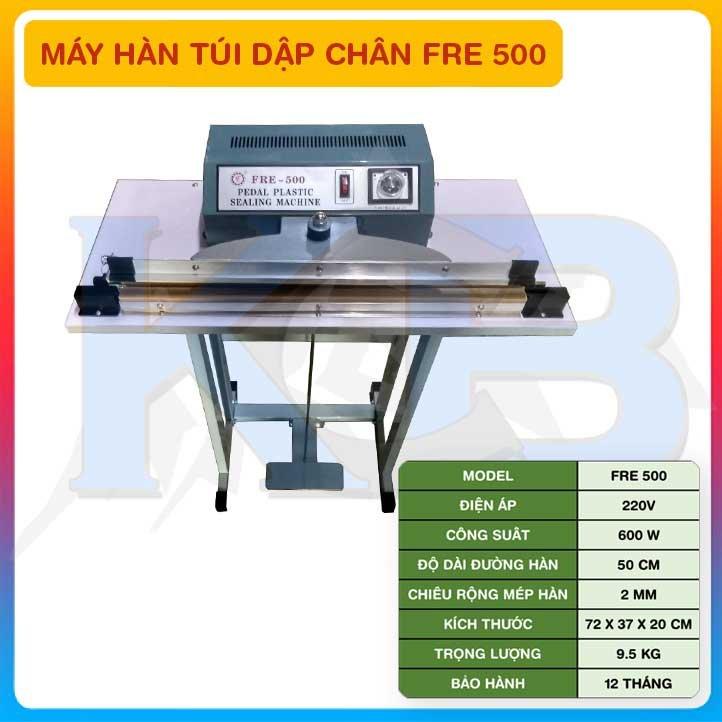 Máy hàn miệng túi dập chân FRE 500 600W