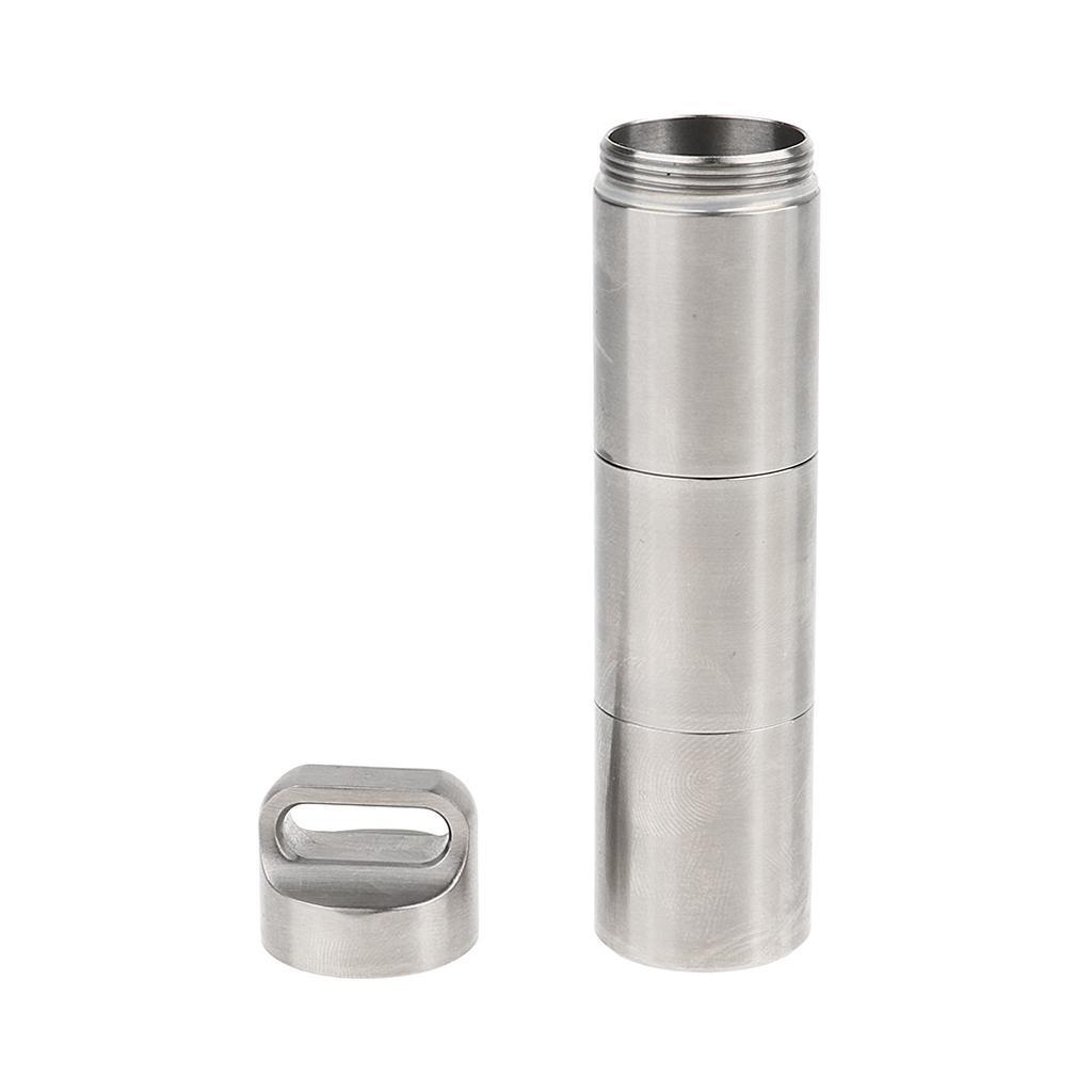 2pcs Travel Pill Organizer Medicine Dispenser - Waterproof Pill Boxes and Organizer - Portable Vitamin Container Holder