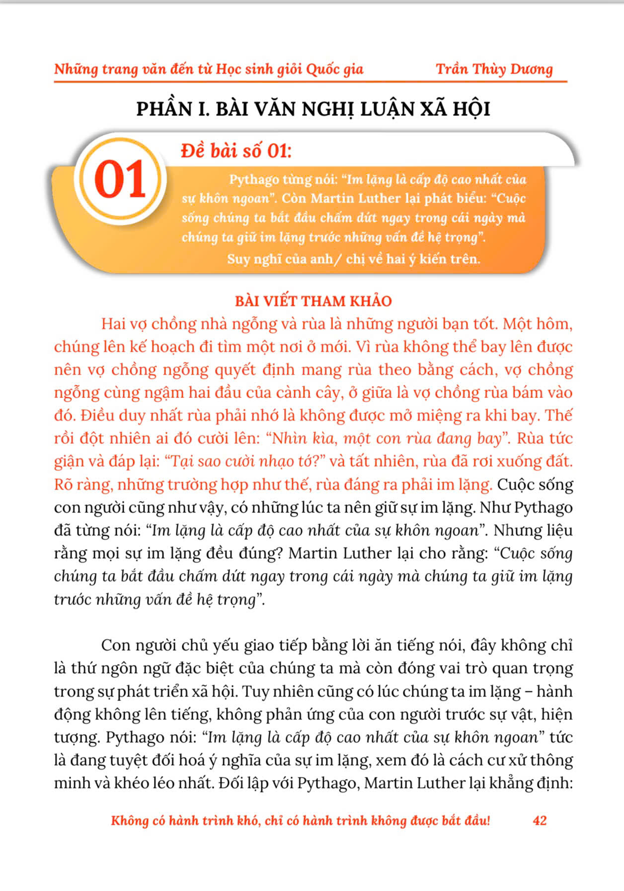 Sách - Những trang văn đến từ Học sinh giỏi Quốc gia - Cô Trần Thùy Dương