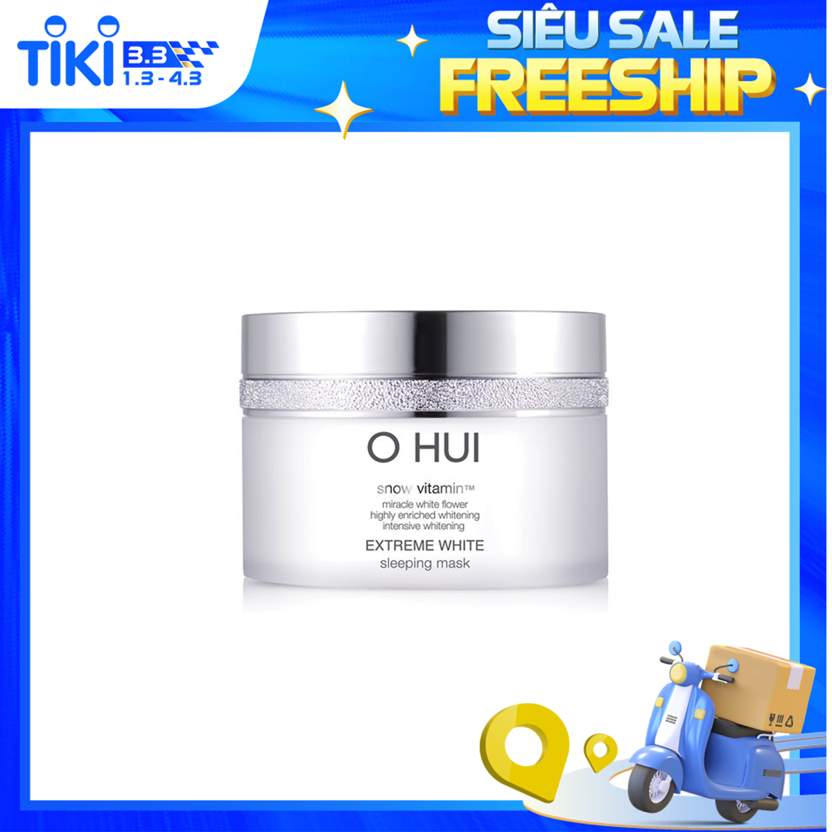 Mặt Nạ Ngủ Dưỡng Trắng Da Ohui Extreme White Sleeping Mask FI50243034