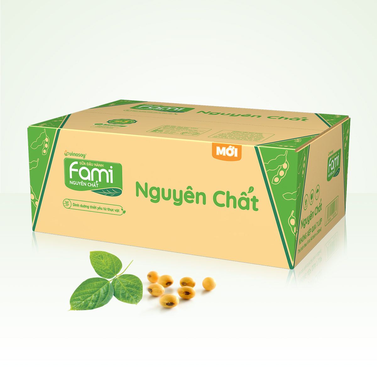 Thùng Sữa đậu nành Fami nguyên chất (200ml x 40 Bịch)