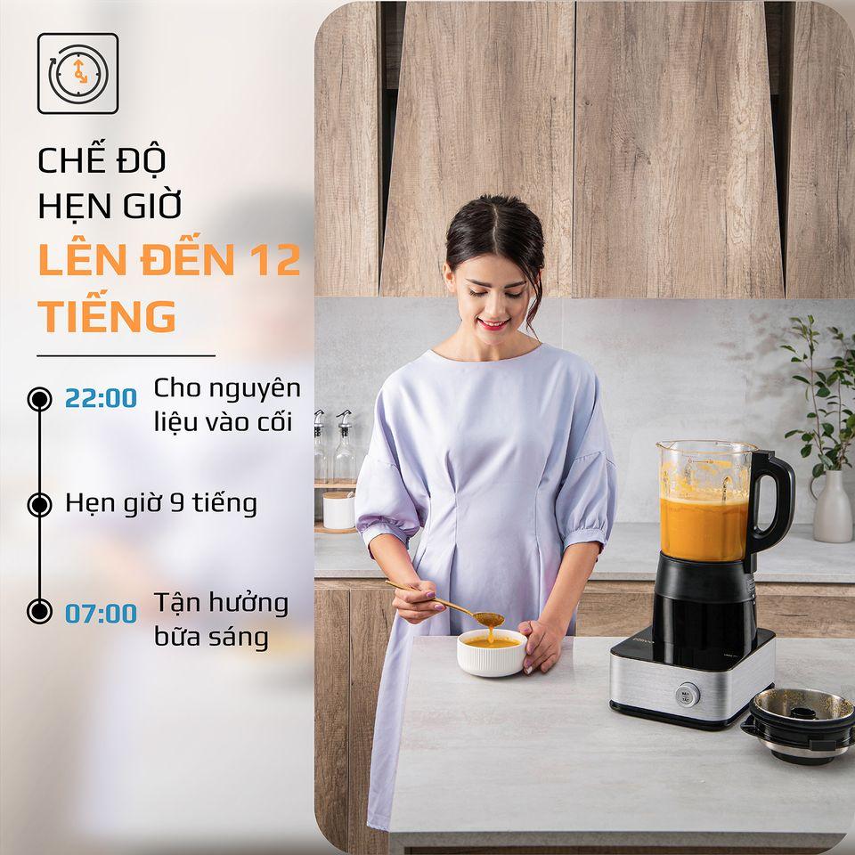 Máy Làm Sữa Hạt Olivo CB22 Pro, 1800W-1.75Lit,14 Chế Độ Xay Nấu Đa Năng, Hàng Chính Hãng