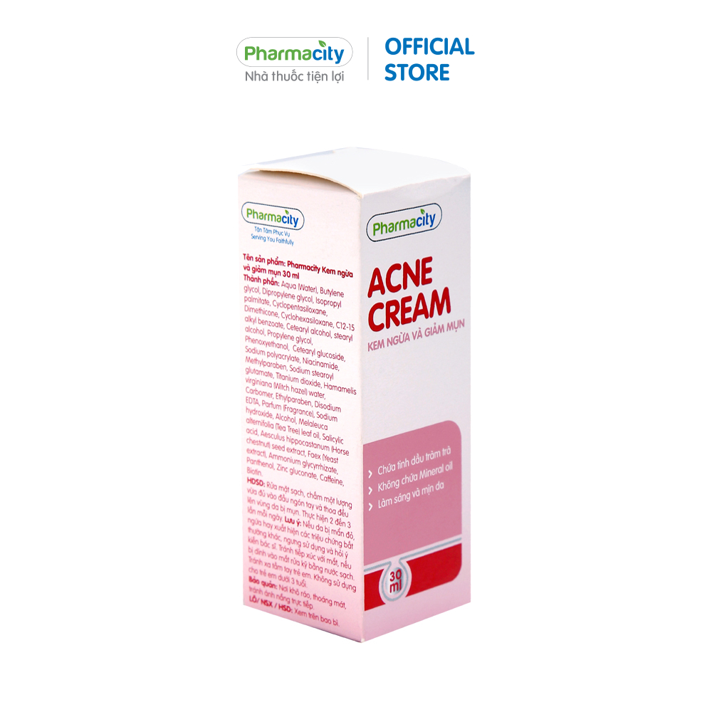 Kem ngừa và hỗ trợ giảm mụn Pharmacity Acne Cream