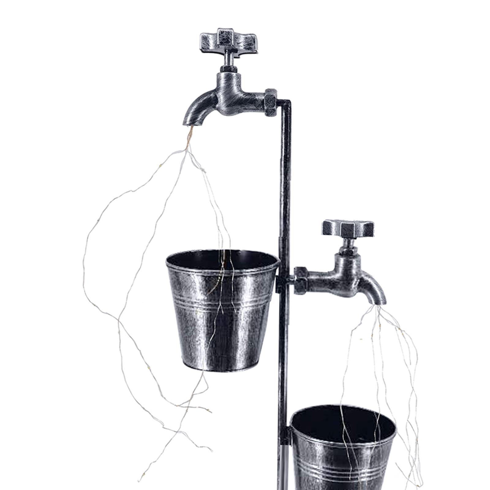 Solar Garden Landscape Path String Lights Metal Stake for Lawn Art Outdoor A