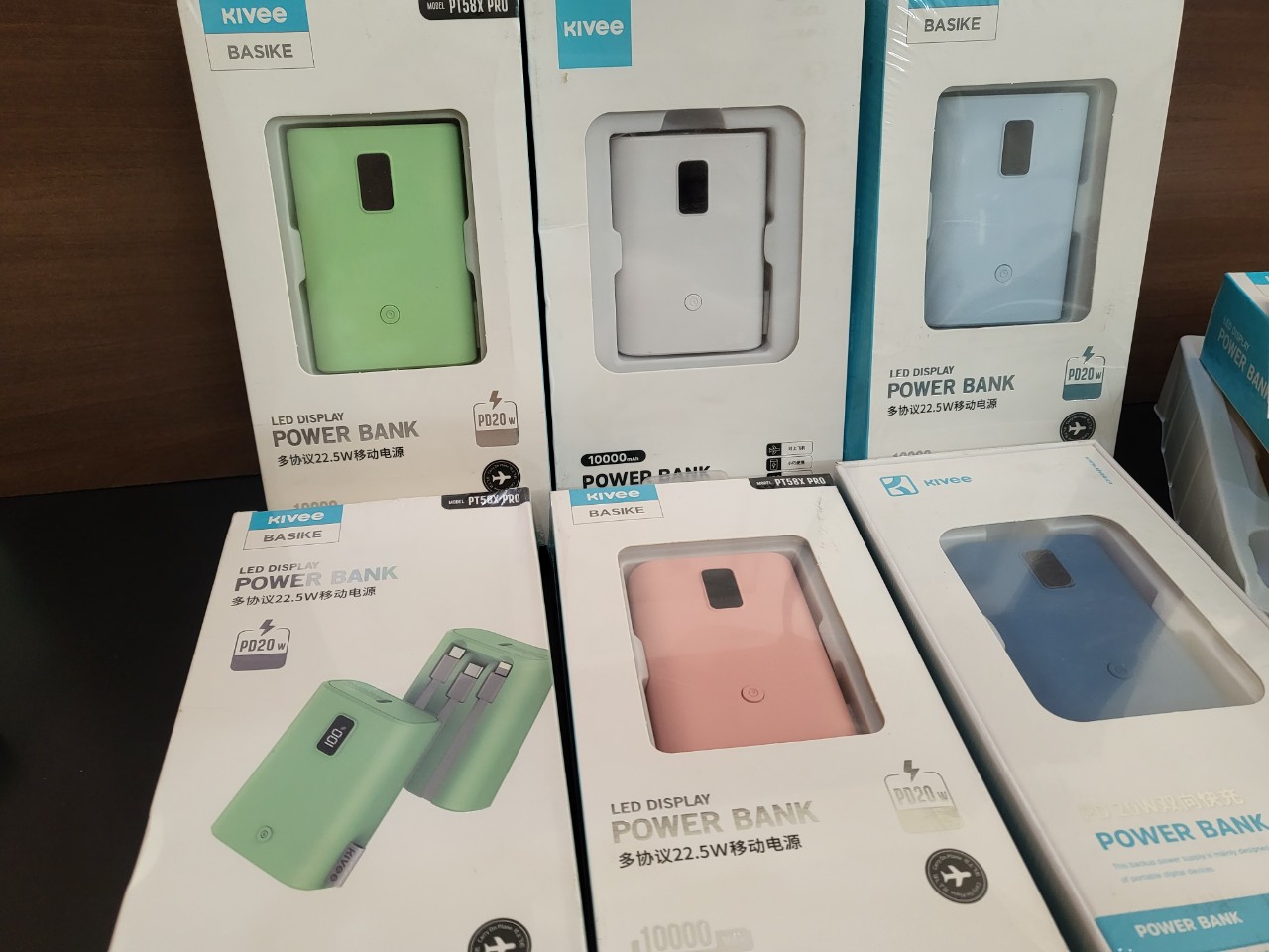 Pin Sạc Dự Phòng 10000mAh Kivee PT58X Pro Hỗ Trợ Sạc Nhanh 22.5W - Màu Đa Dạng