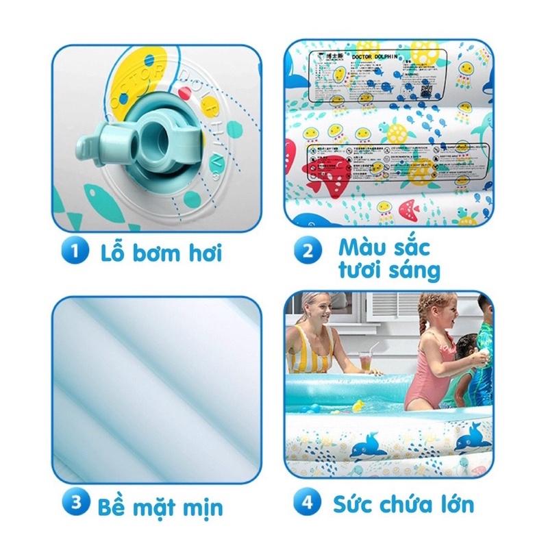 Bể bơi Dolphin chính hãng (bể bơi cho bé Doctor dolphin )