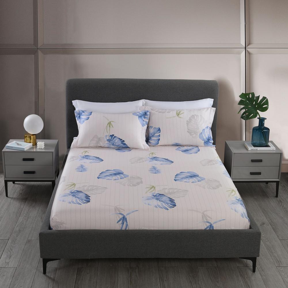 Bộ ga áo gối TENCEL Jean Perry Mina 1m6x2m 1m8x2m 30cm - 1m6x2m
