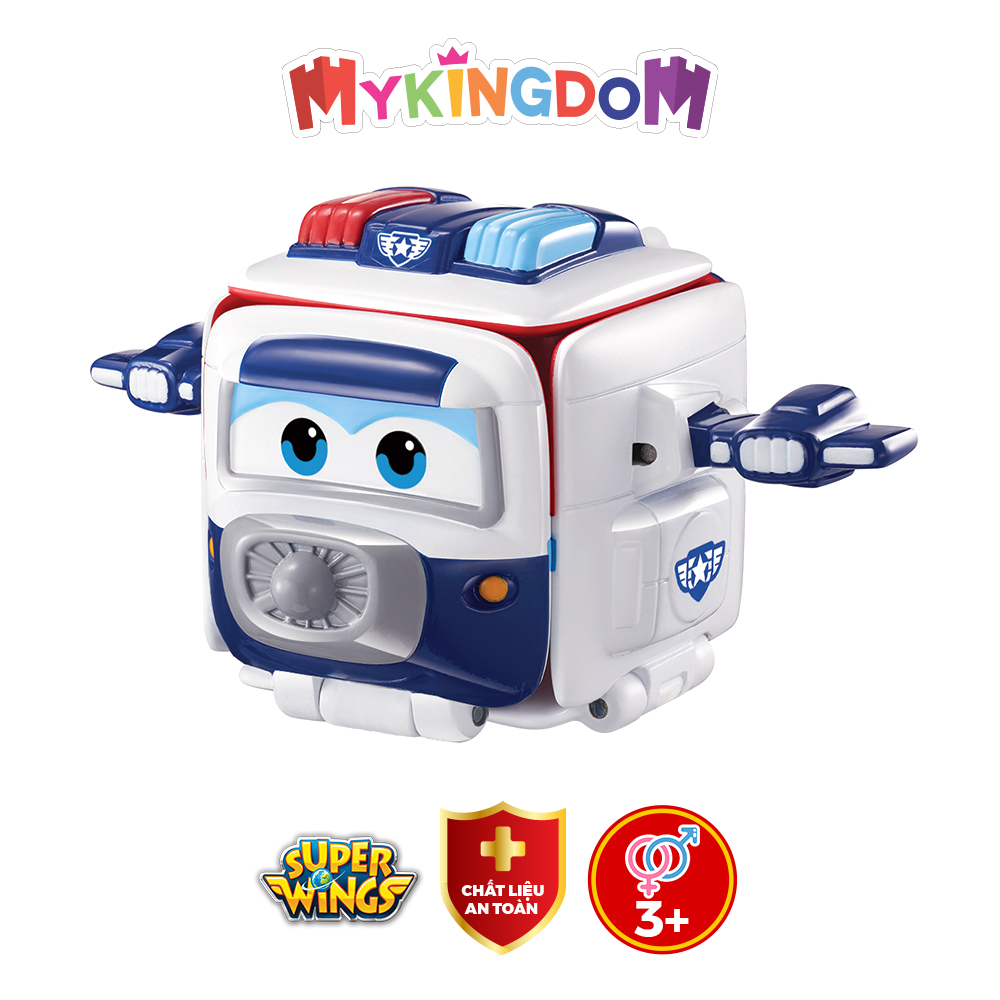 Đồ chơi mô hình SUPERWINGS Hộp biến hình Super wings- cảnh sát Paul YW740575