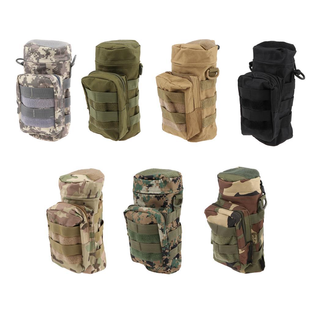Nylon Outdoor Molle Water Bottle Pouch Holder Carrier Bag