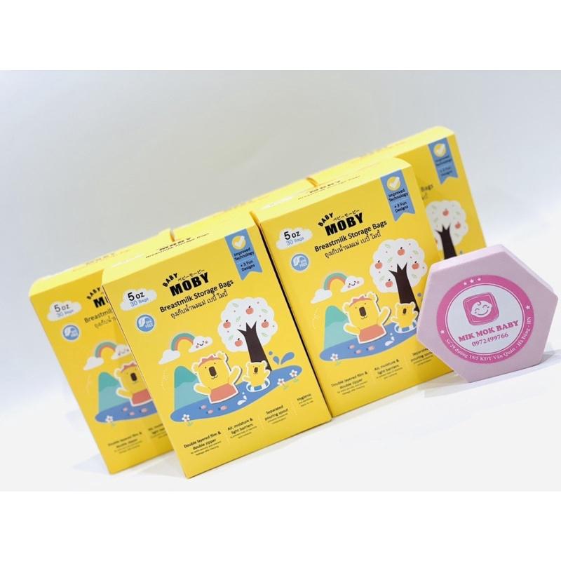 Túi trữ sữa 3zip Moby, túi đựng sữa Mẹ 150ml, 240ml, an toàn, tiện lợi, made in Thai Lan