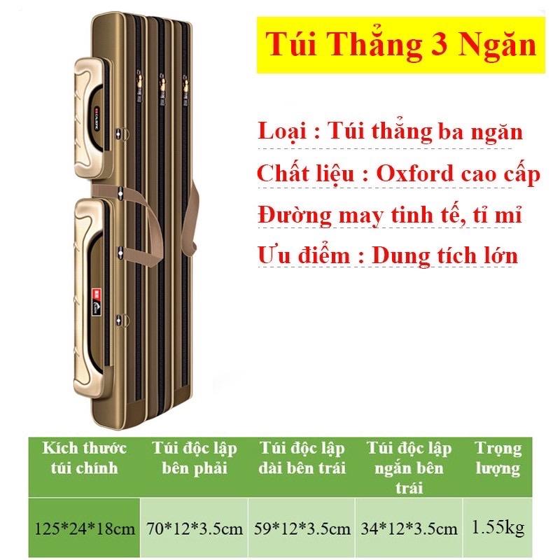 Túi Đựng Cần Câu Cá Siêu Bền 3-4 Ngăn Tiện Dụng