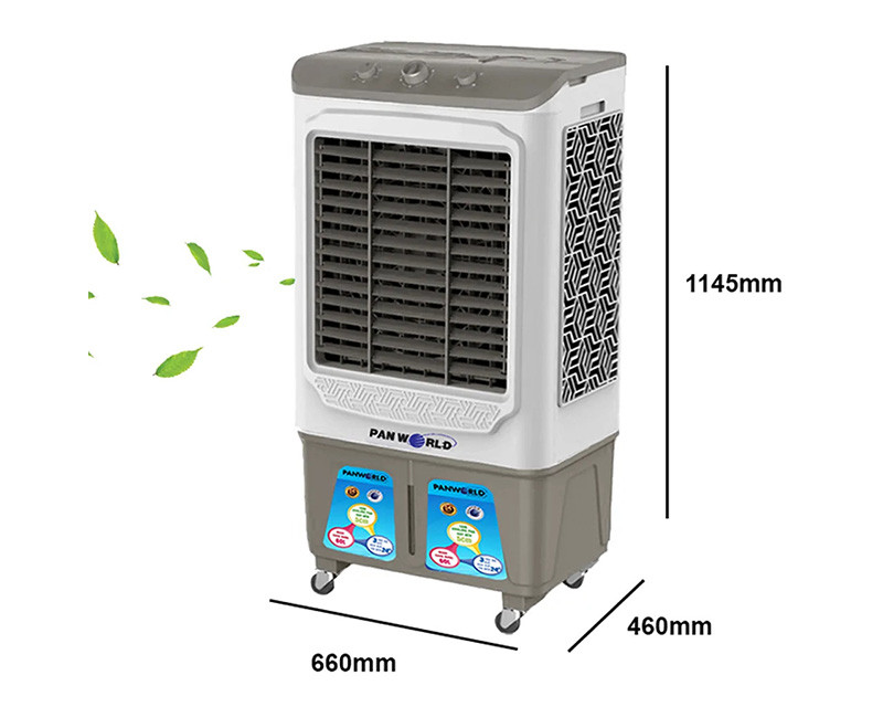 Máy quạt làm mát điều hòa không khí bằng hơi nước 60 lít 160W Panworld PW-2503 thương hiệu Thái Lan - Hàng chính hãng