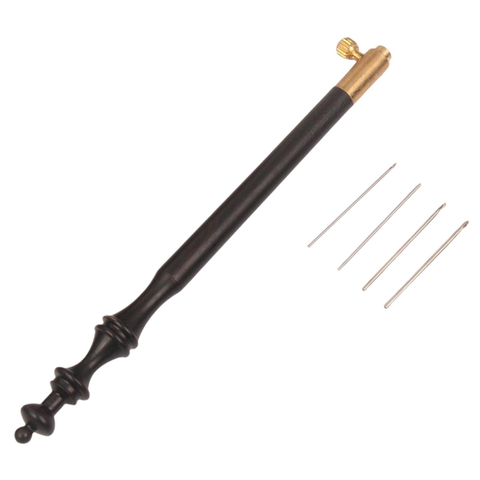 Crochet Hook W/ 4 s Embroidery Beading Crochet 0.6/0.8/1/1.2mm DIY