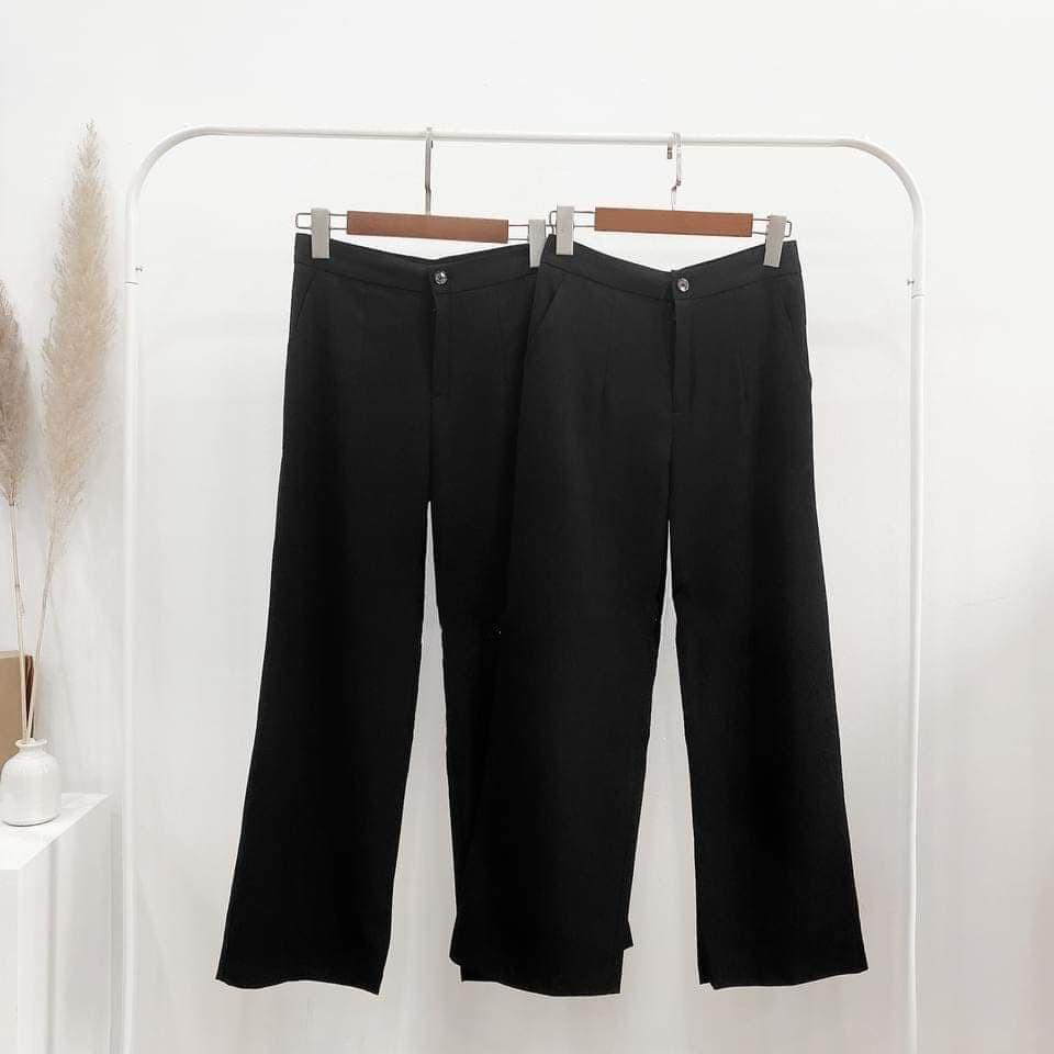 Quần ống rộng culottes công sở cao cấp