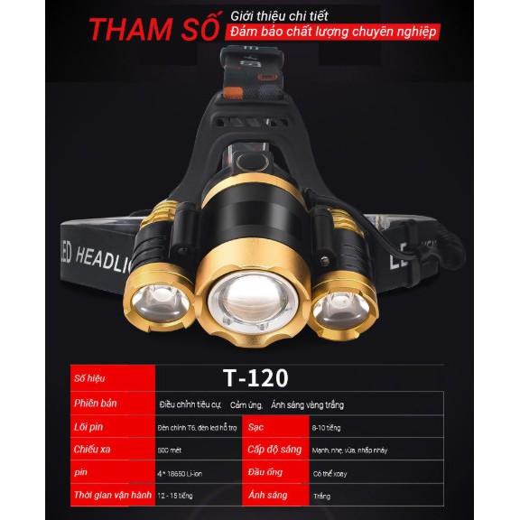 Đèn LED đội đầu siêu sáng điều chỉnh cường độ góc độ có sạc và pin - ShopToro - AsiaMart