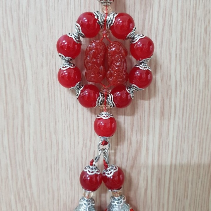 Đôi Kỳ Lân phong thủy cao cấp treo trang trí trên ô tô, xe hơi PT-06