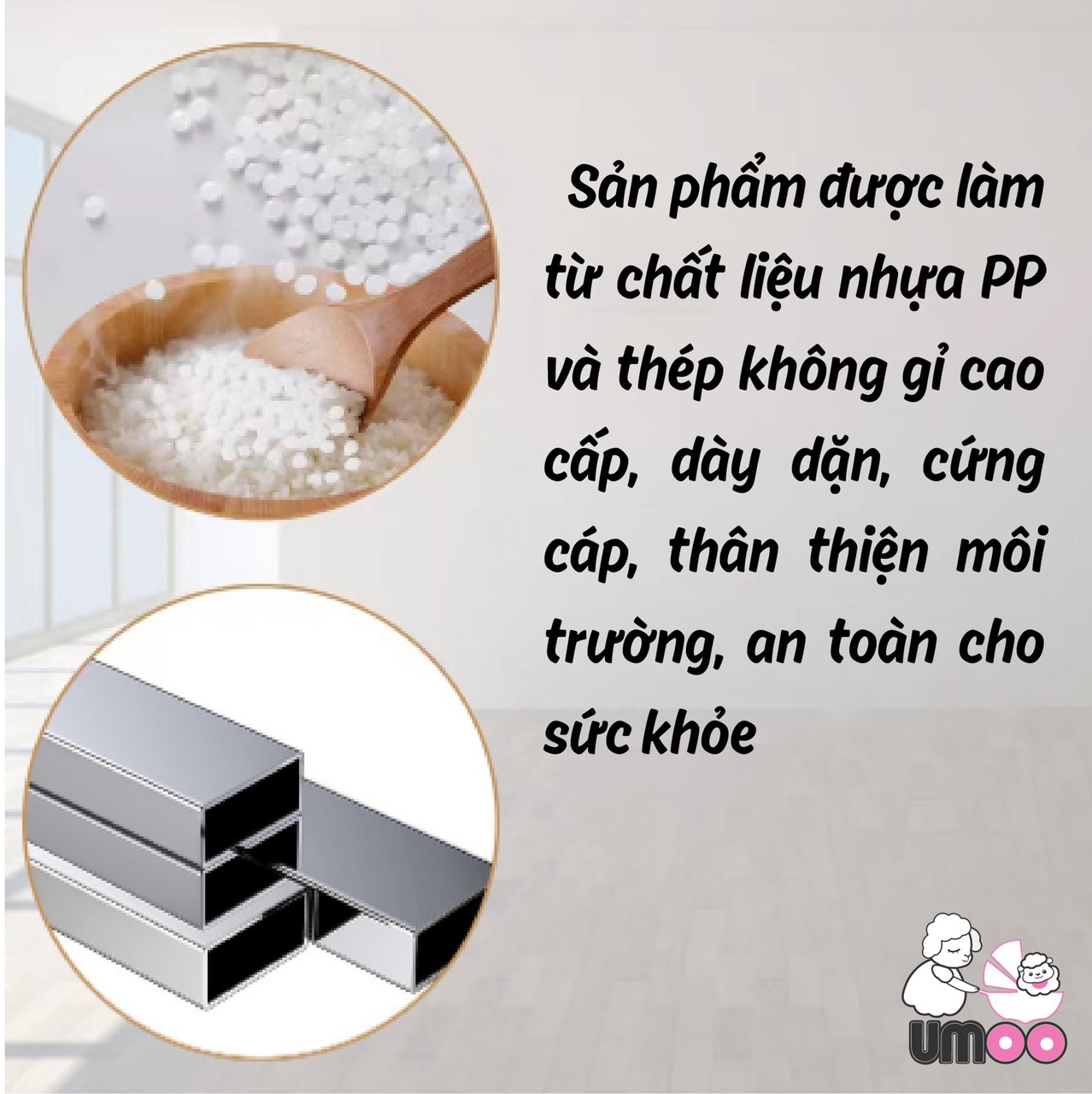 Giá, cây phơi quần áo UM-09116 khung thép không gỉ chịu lực tốt, có giá đỡ chân chắc chắn tặng kèm móc phơi - Hàng nhập khẩu