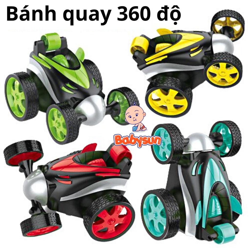 Xe điều khiển nhào lộn 4 chiều xoay 360 độ- màu ngẫu nhiên- Đồ chơi trẻ em