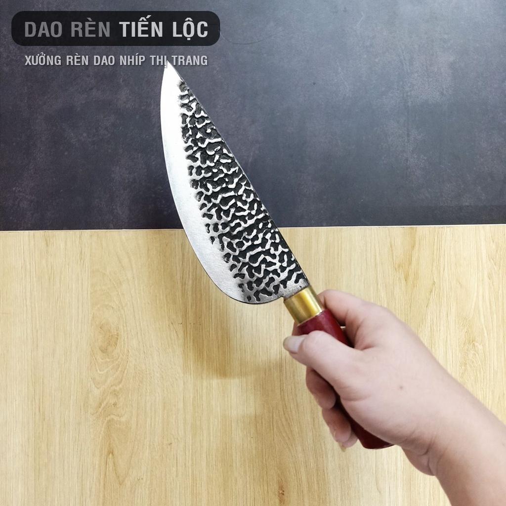 Bộ Dao Làm Bếp 4 Món, Dao Chặt Thái Lọc Đa Năng, Cán đỏ