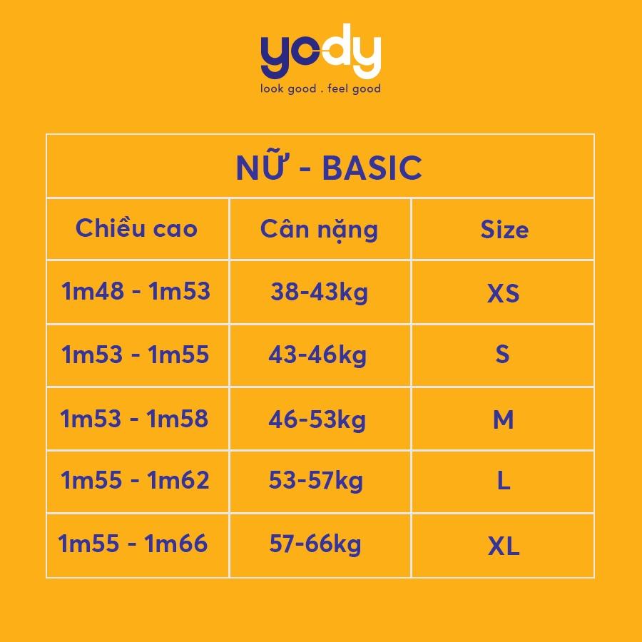 Quần âu baggy nữ YODY lưng cao cạp liền thanh lịch, thoáng mát, dễ phối đồ QAN5064