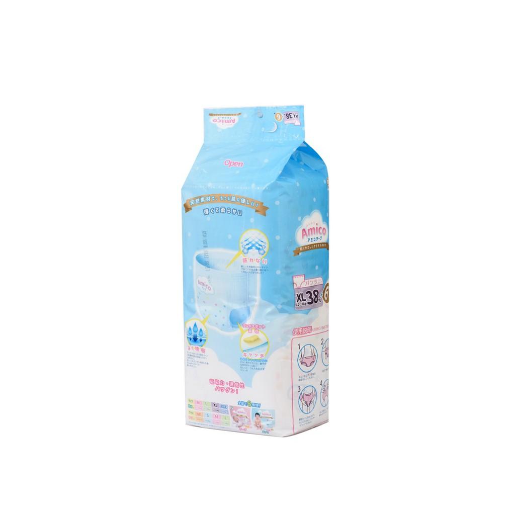Bỉm - Tã quần Amico size XL 38 + 6 miếng