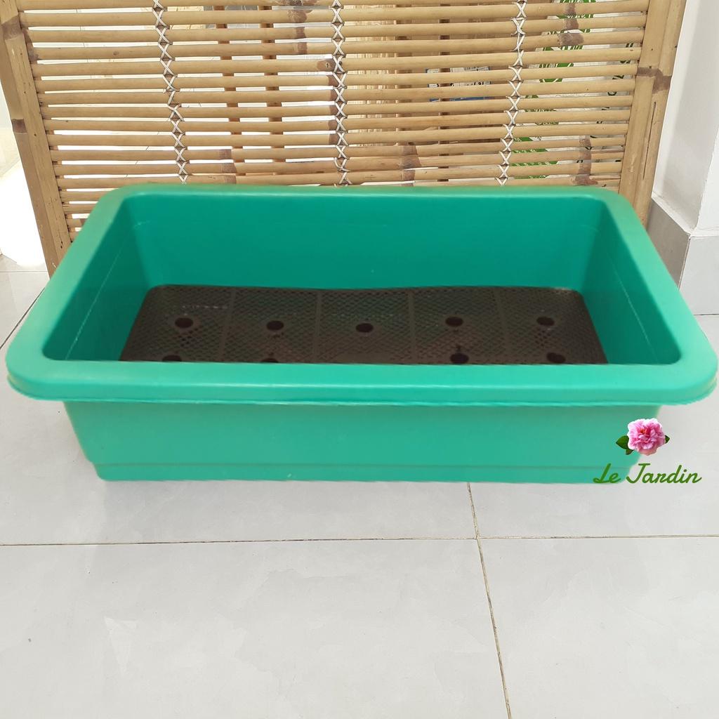 Khay trồng rau thông minh nhựa dày loại tốt 65x42x16cm