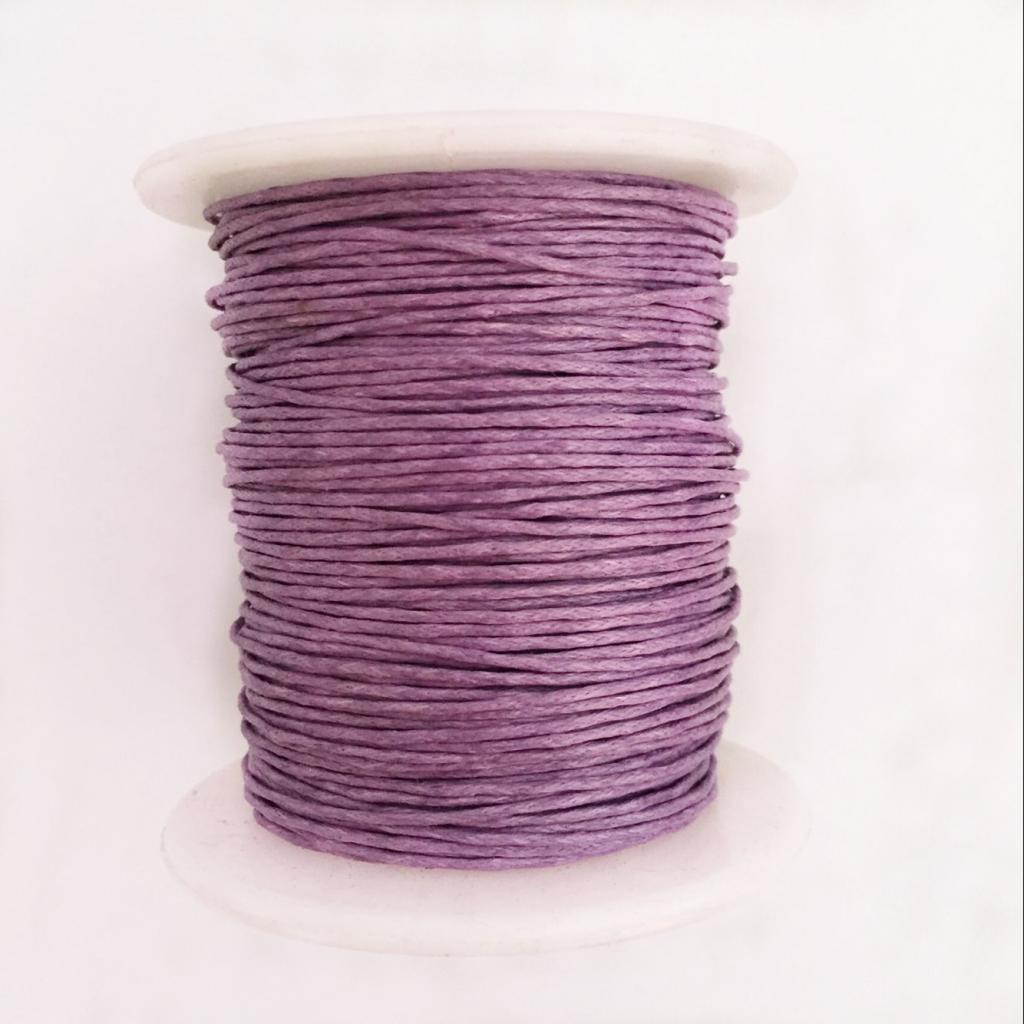 4 Rolls 1mm Waxed Cotton Cord Thread DIY Jewelry Making Beads Supplies