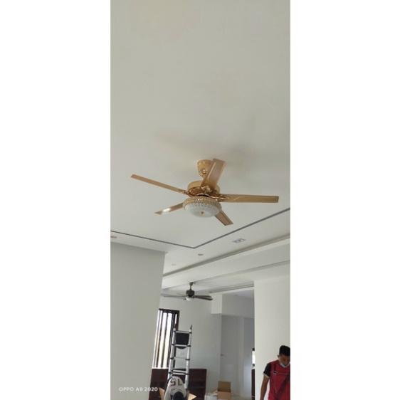 Quạt Trần Đèn Hiện Đại Động Cơ DC Tiết Kiệm Điện,Lõi Đồng 6 Tốc Độ Gió, 3 Màu Ánh Sáng,Đảo Chiều Hút Ẩm
