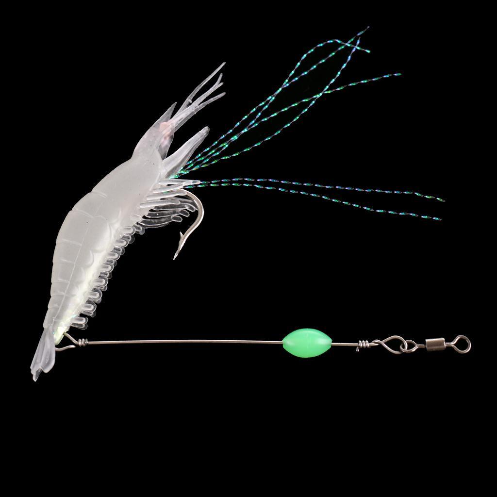 Shrimp Fishing Lure Luminous Shrimp Bait Sea Fishing Tackle Accessories Durable and Not Easy to Rust