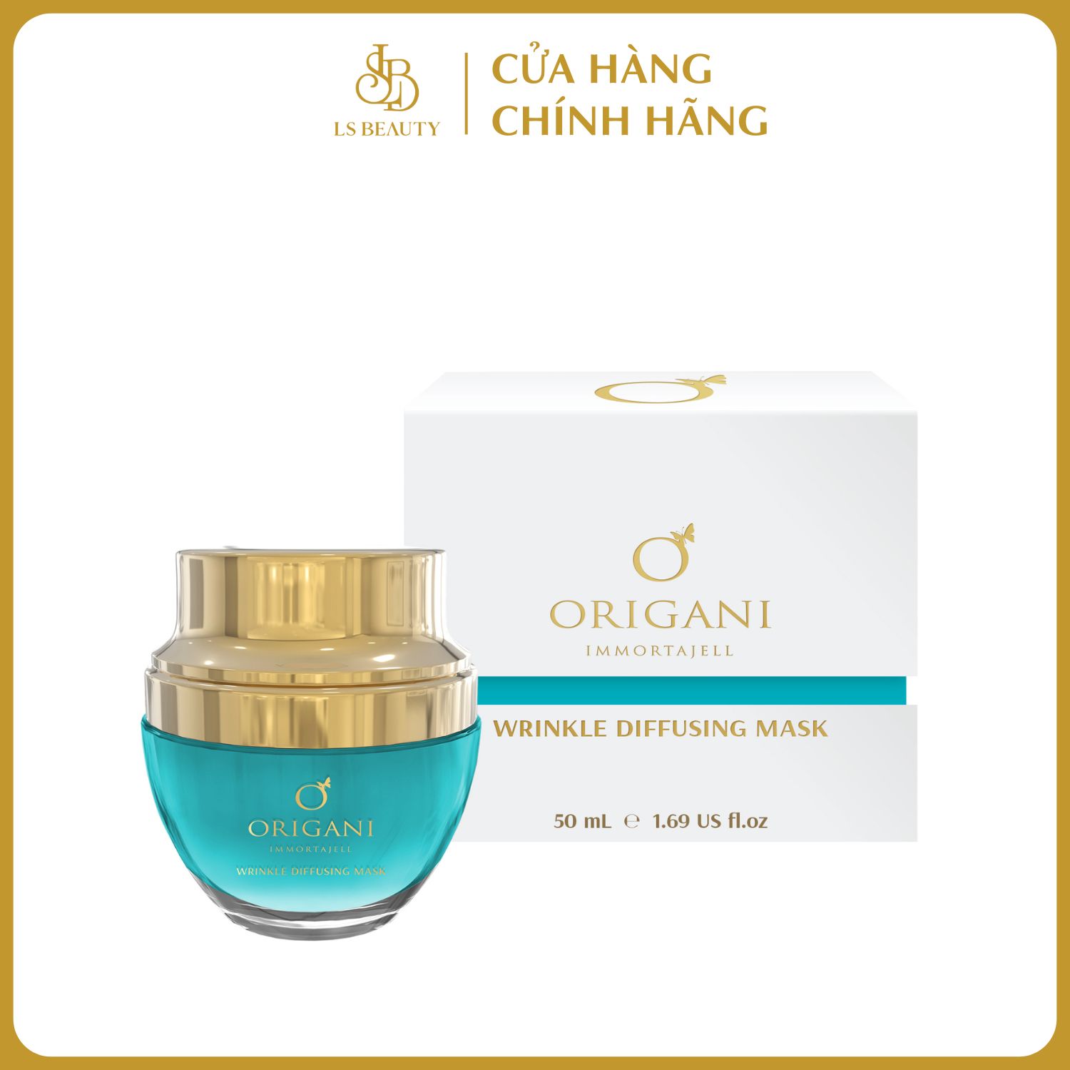 Mặt Nạ Làm Giảm Nếp Nhăn - Origani Immortajell Wrinkle Diffusing Mask - Chăm Sóc Da Lão Hóa Cho Mọi Loại Da