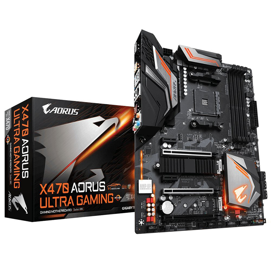 Bo Mạch Chủ Mainboard Aorus Gigabyte X470 Ultra Gaming - Hàng Chính Hãng