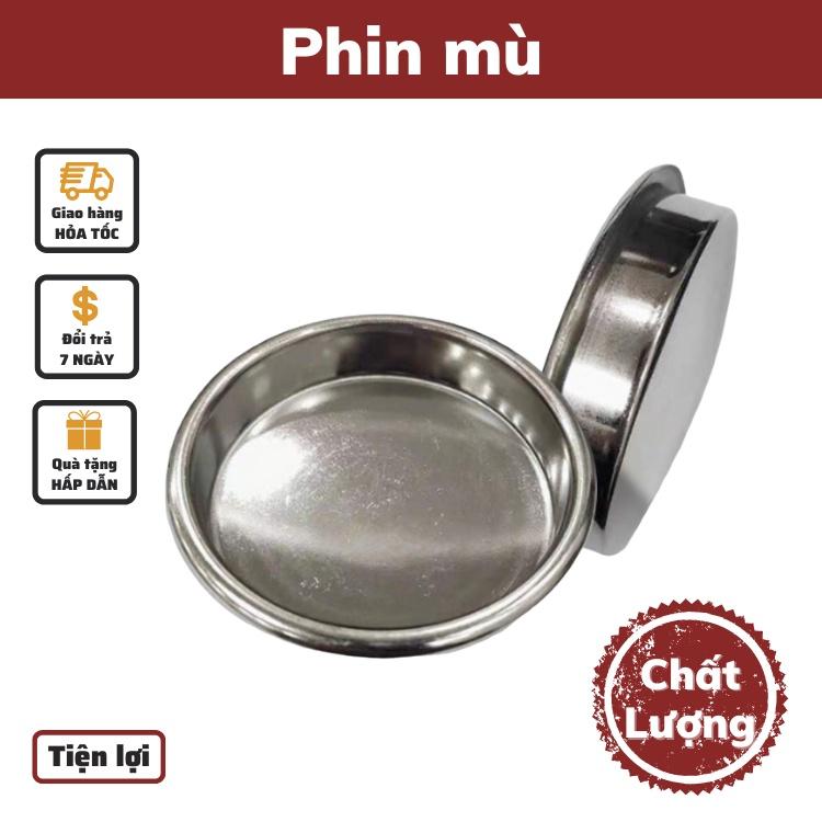 Phin mù vệ sinh máy pha cà phê espresso filter mù rửa tay pha cafe máy inox có 3 size 51,54,58mm dụng cụ vệ sinh máy pha